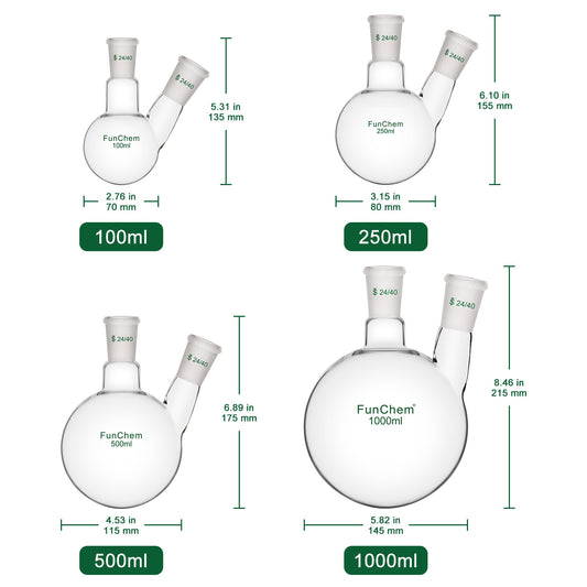 2-Neck Round Bottom Flask