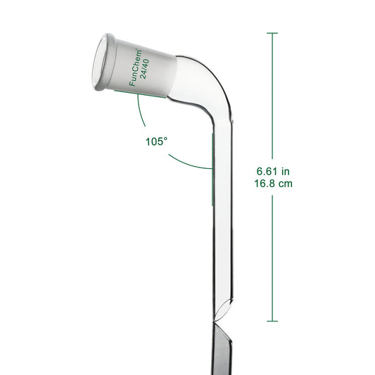 105 Degree Bent Distillation Adapter