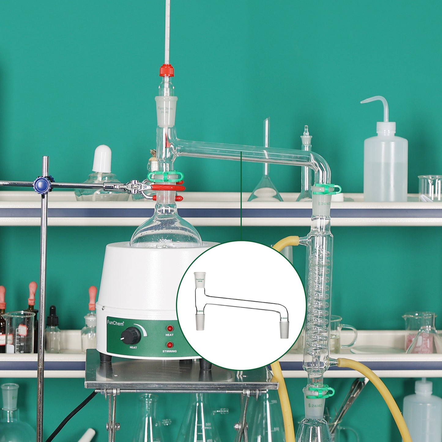 75° Bent Distilling Adapter
