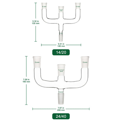 4-Way Claisen Distillation Adapter