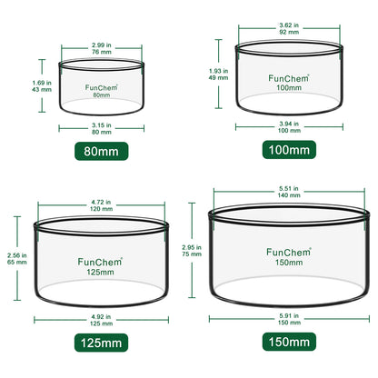 Glass Crystallizing Dish