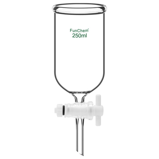 Dropping Funnel with PTFE Stopcock, 250-1000 ml