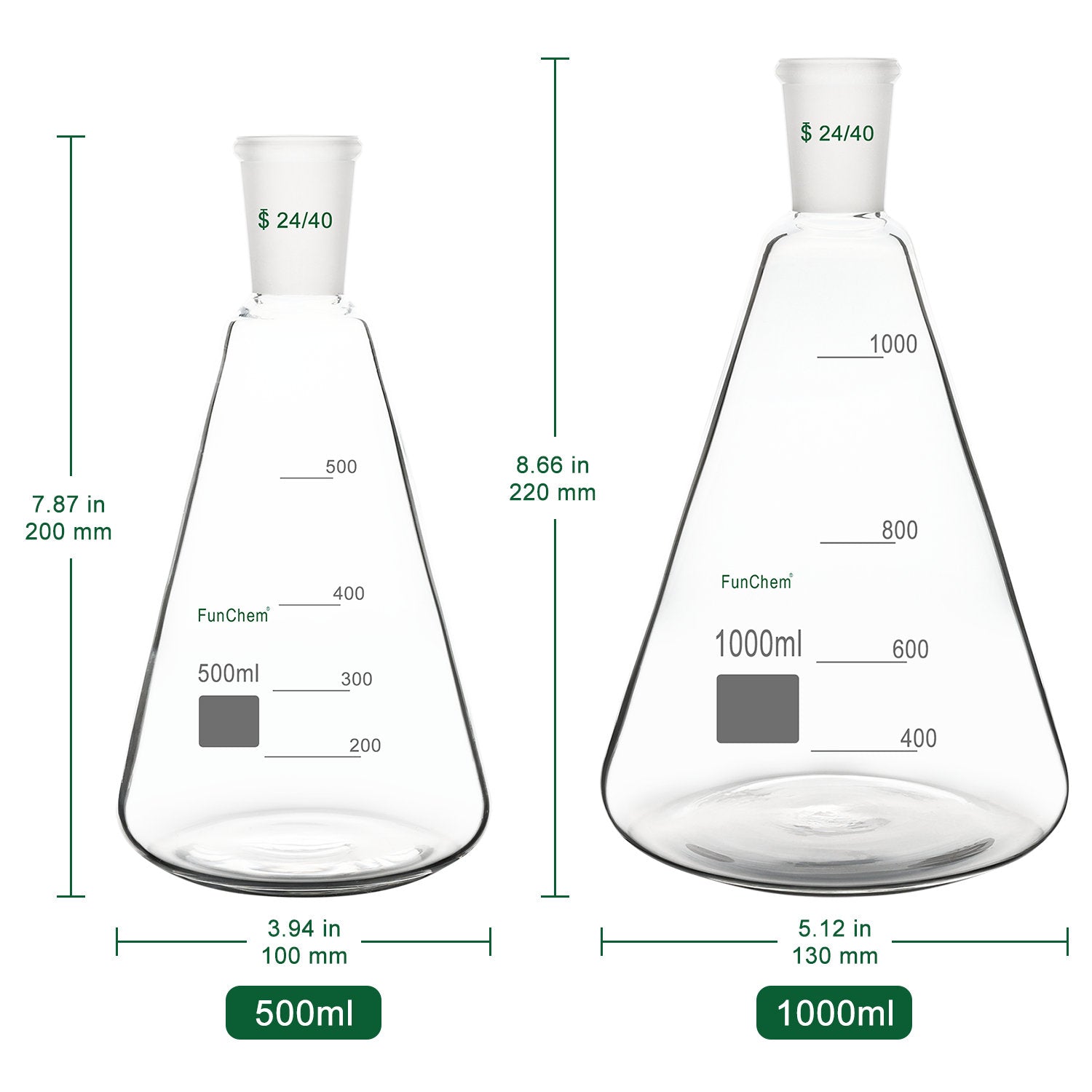 Glass Erlenmeyer Flask