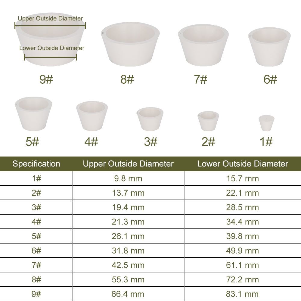 Rubber Filter Adapter Cones