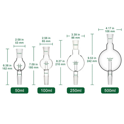 Borosilicate Glass Rotary Evaporator Bump Trap
