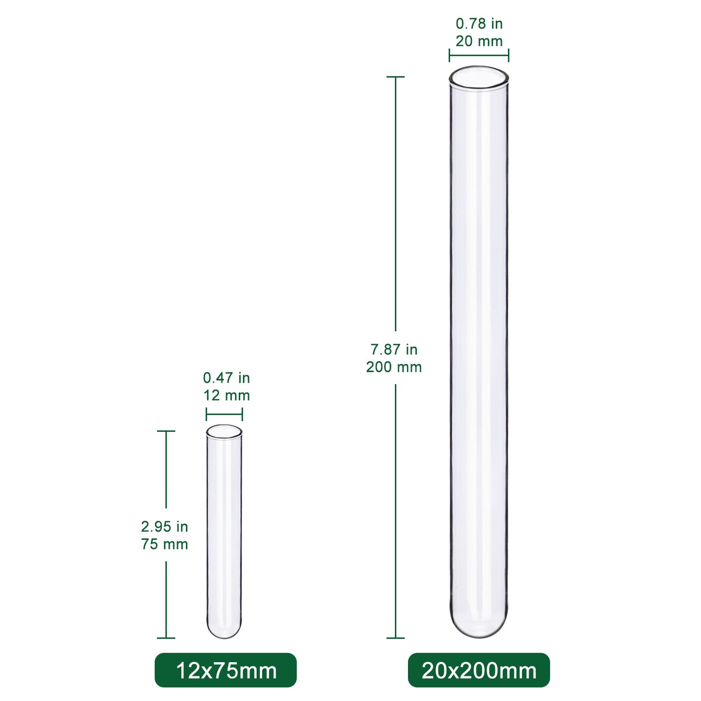 Glass Test Tubes