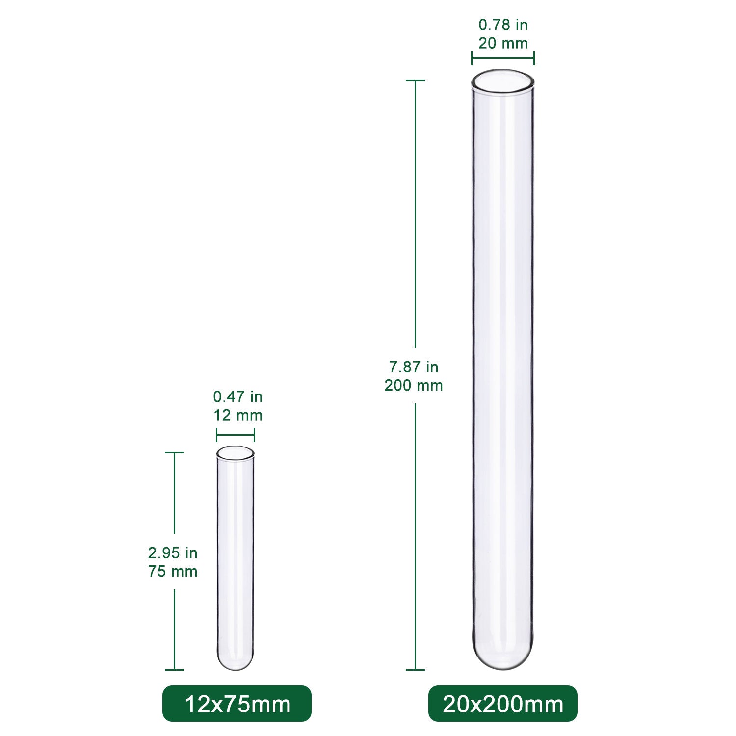 Glass Test Tubes