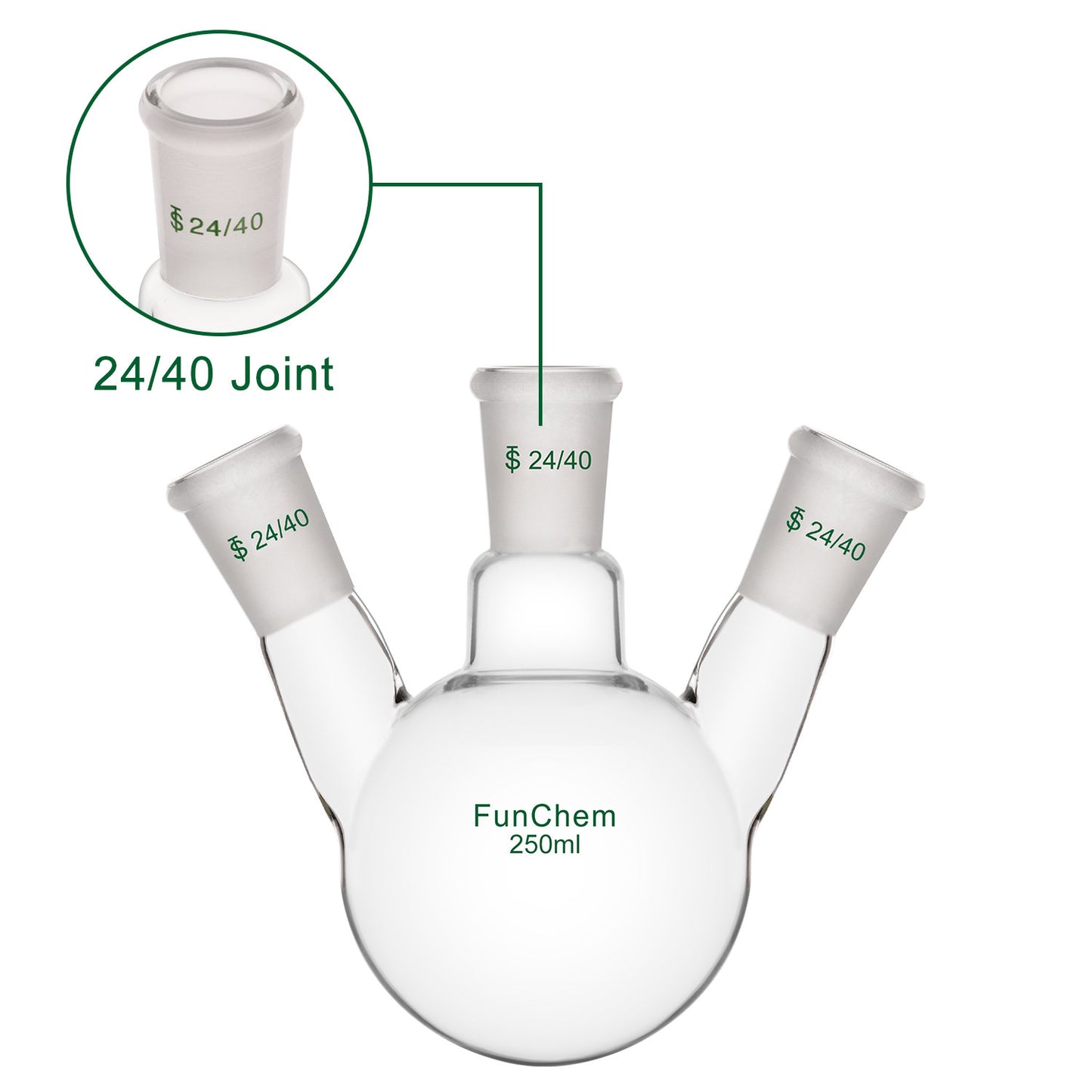 3 Neck Round Bottom Flask