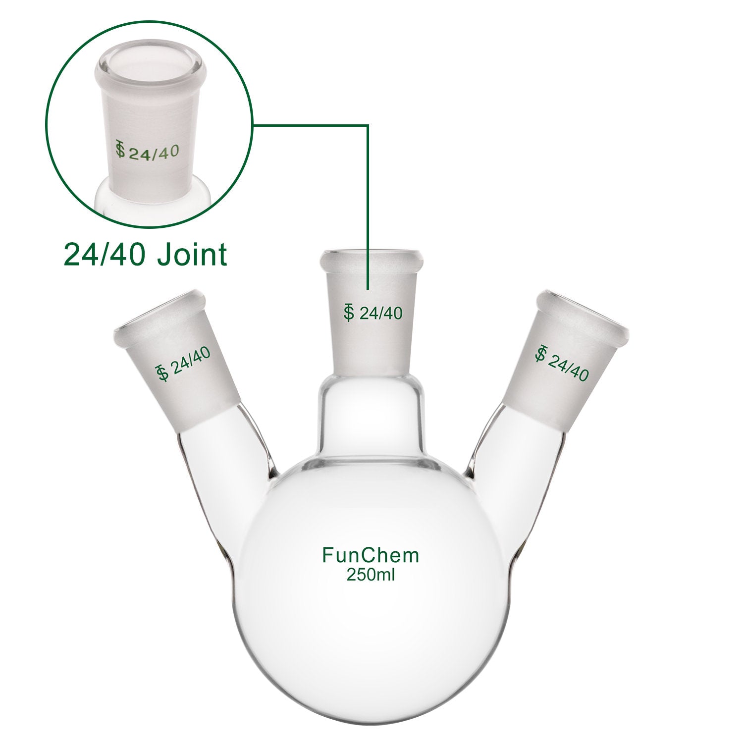 3 Neck Round Bottom Flask