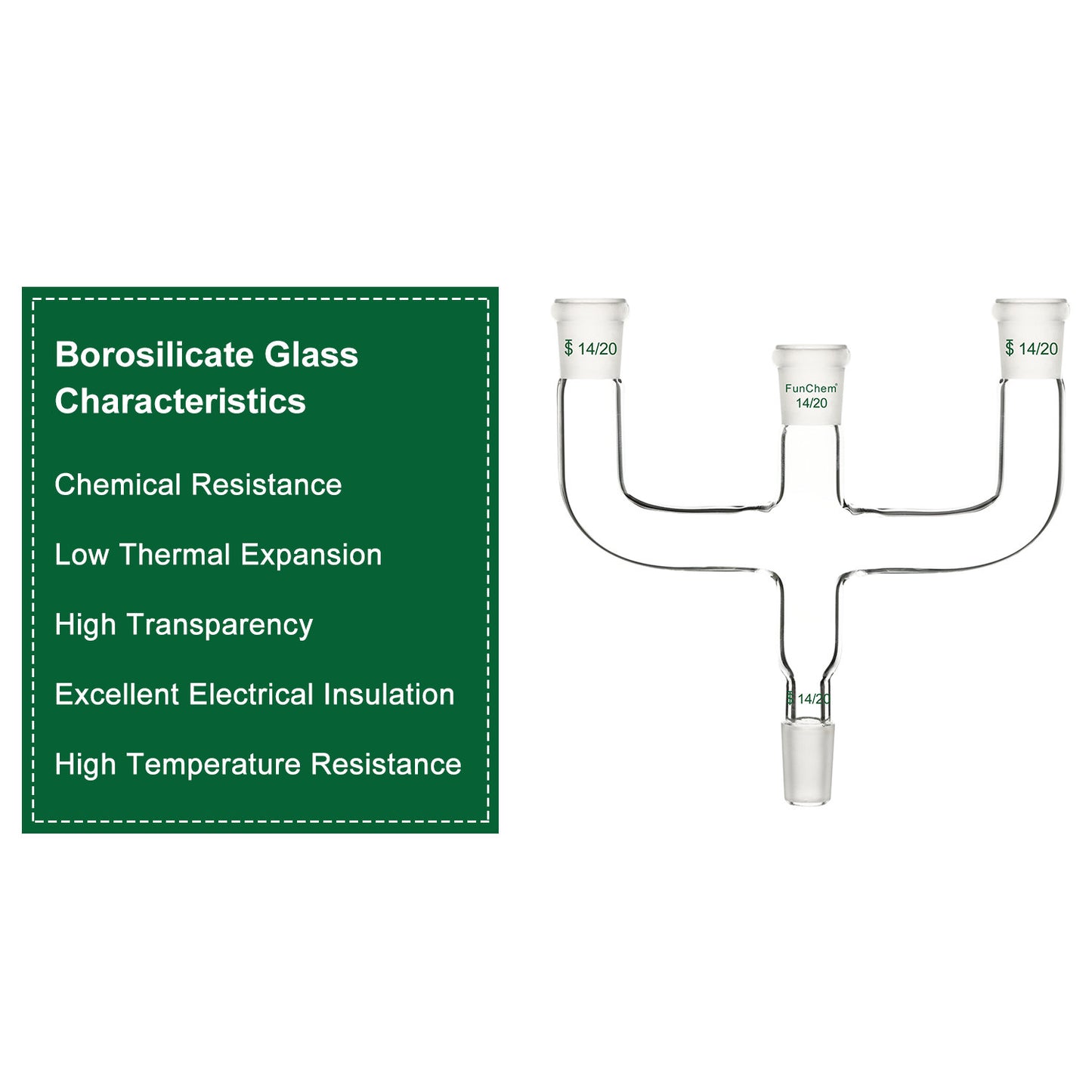 4-Way Claisen Distillation Adapter