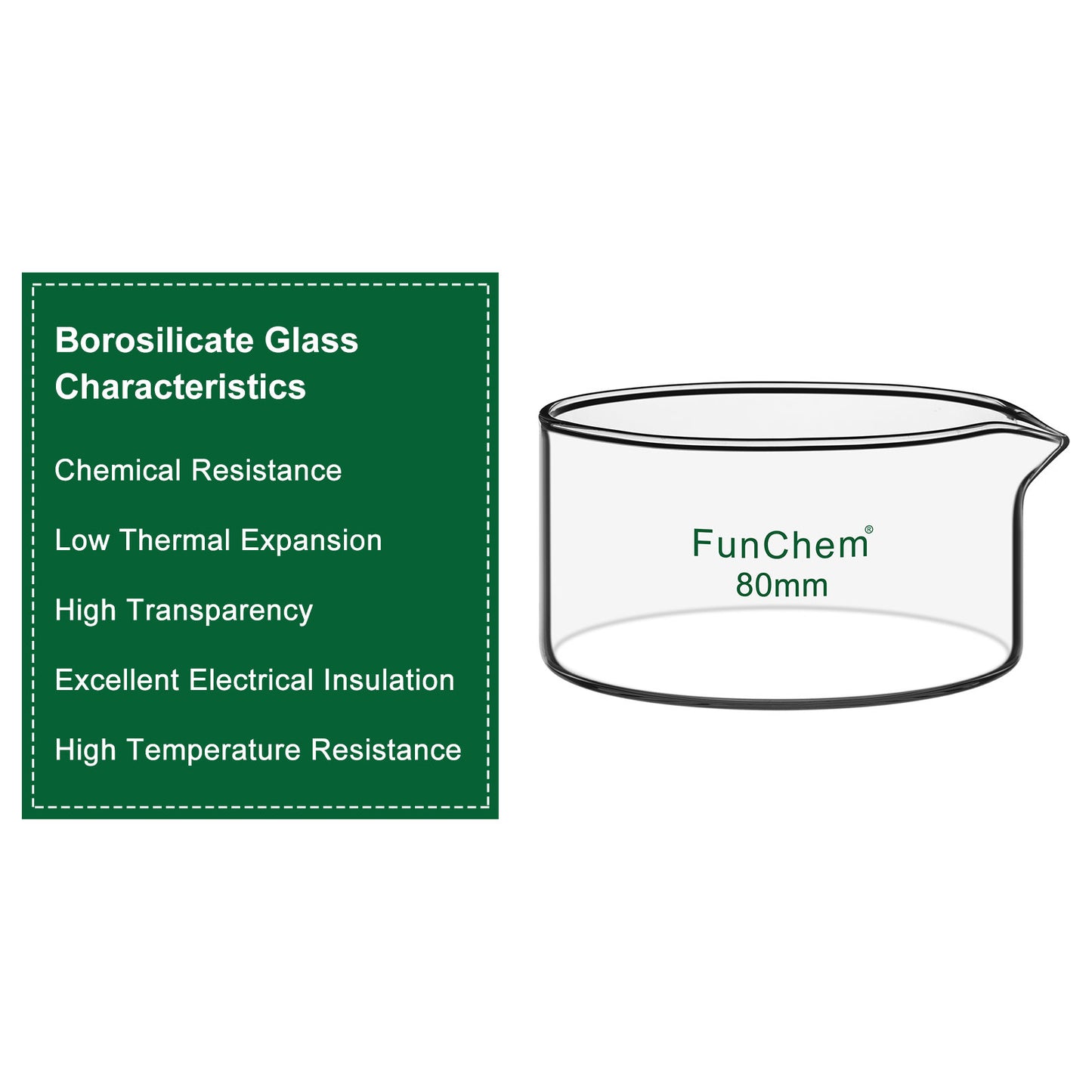 Crystallizing Dish with Spout