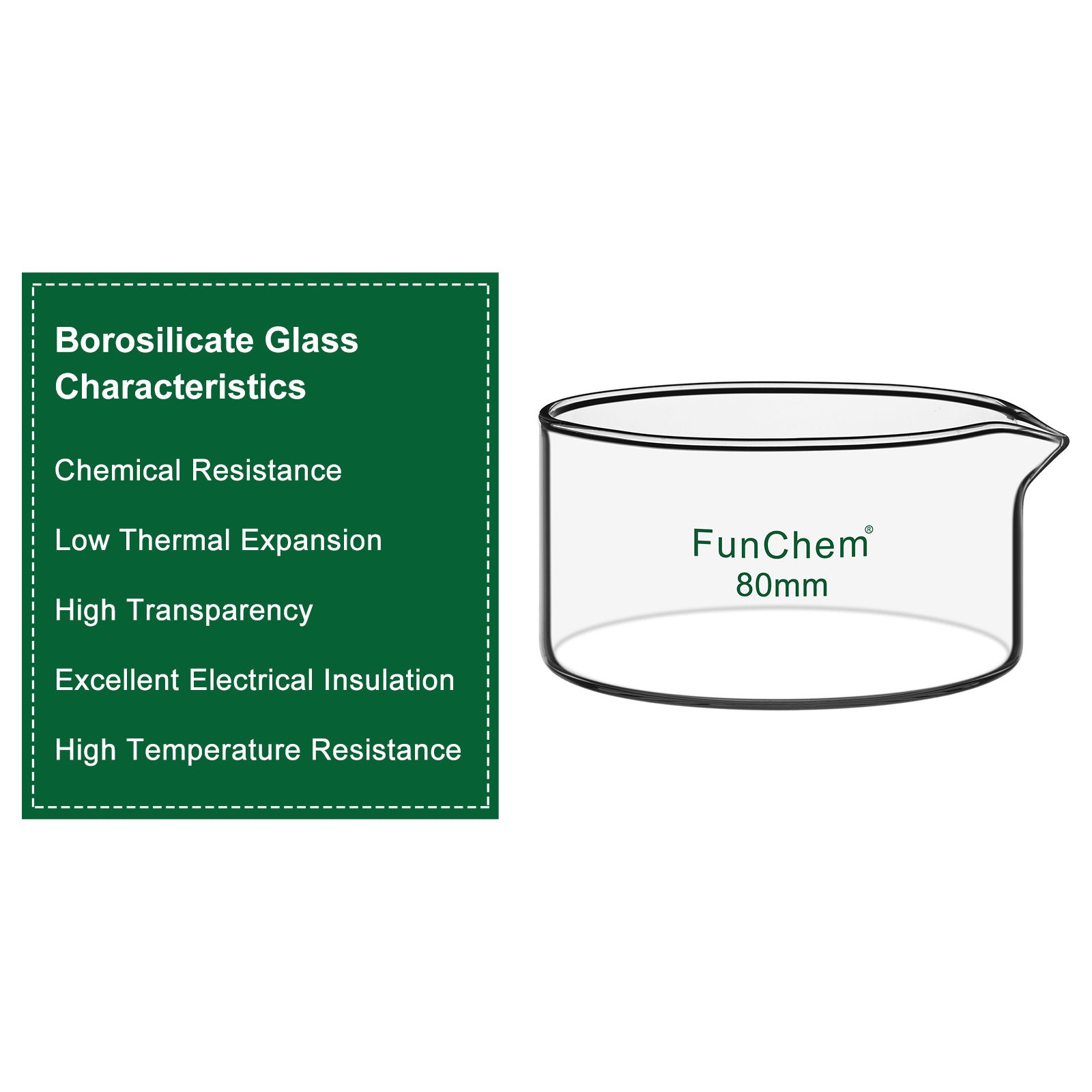 Crystallizing Dish with Spout