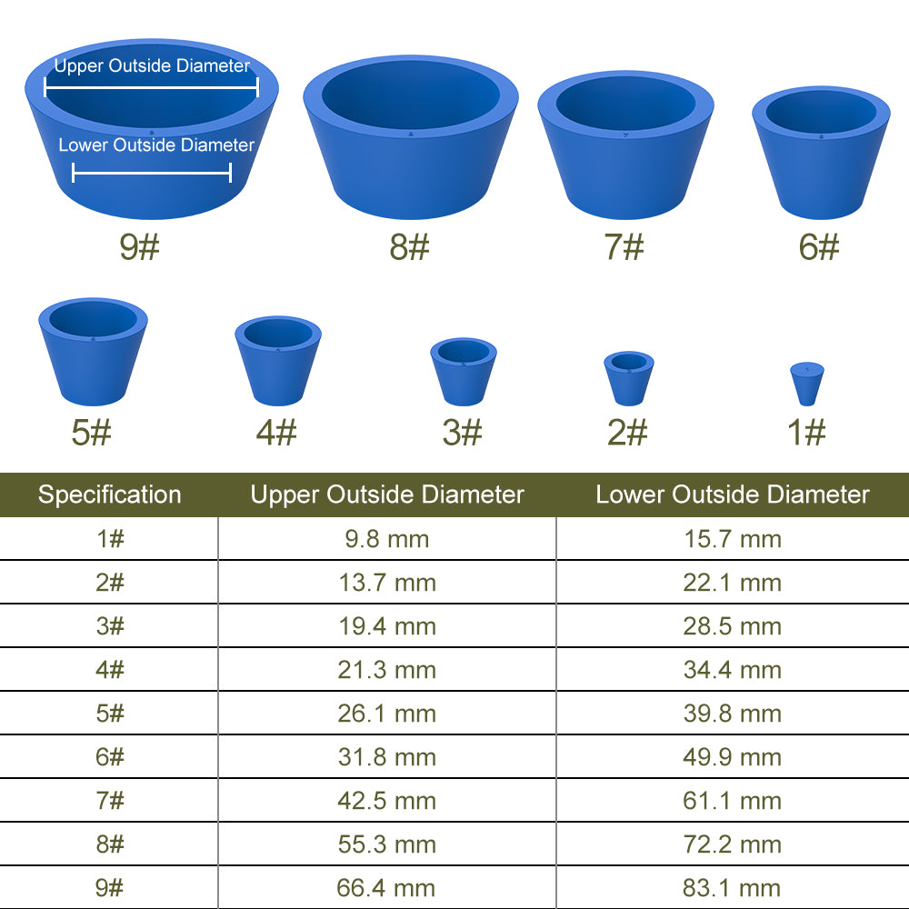 Rubber Filter Adapter Cones