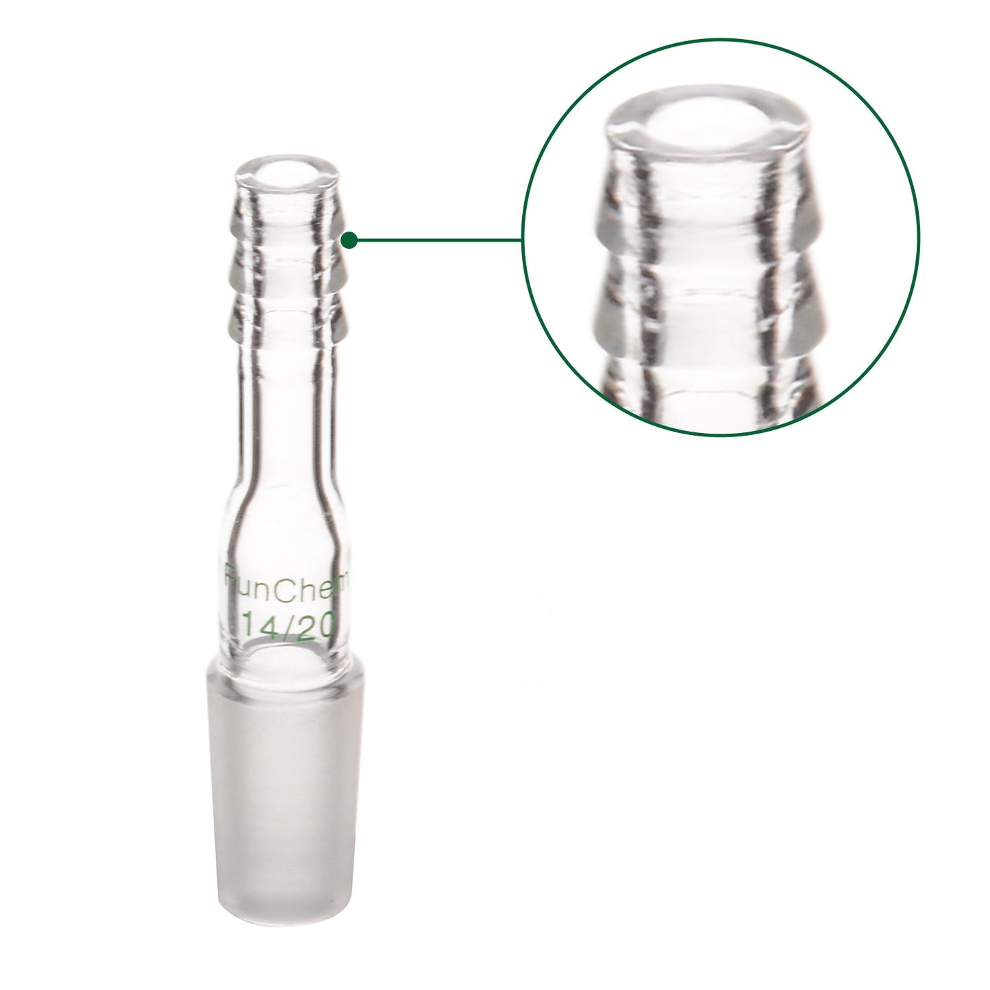 Glass Straight Inlet Distilling Adapters