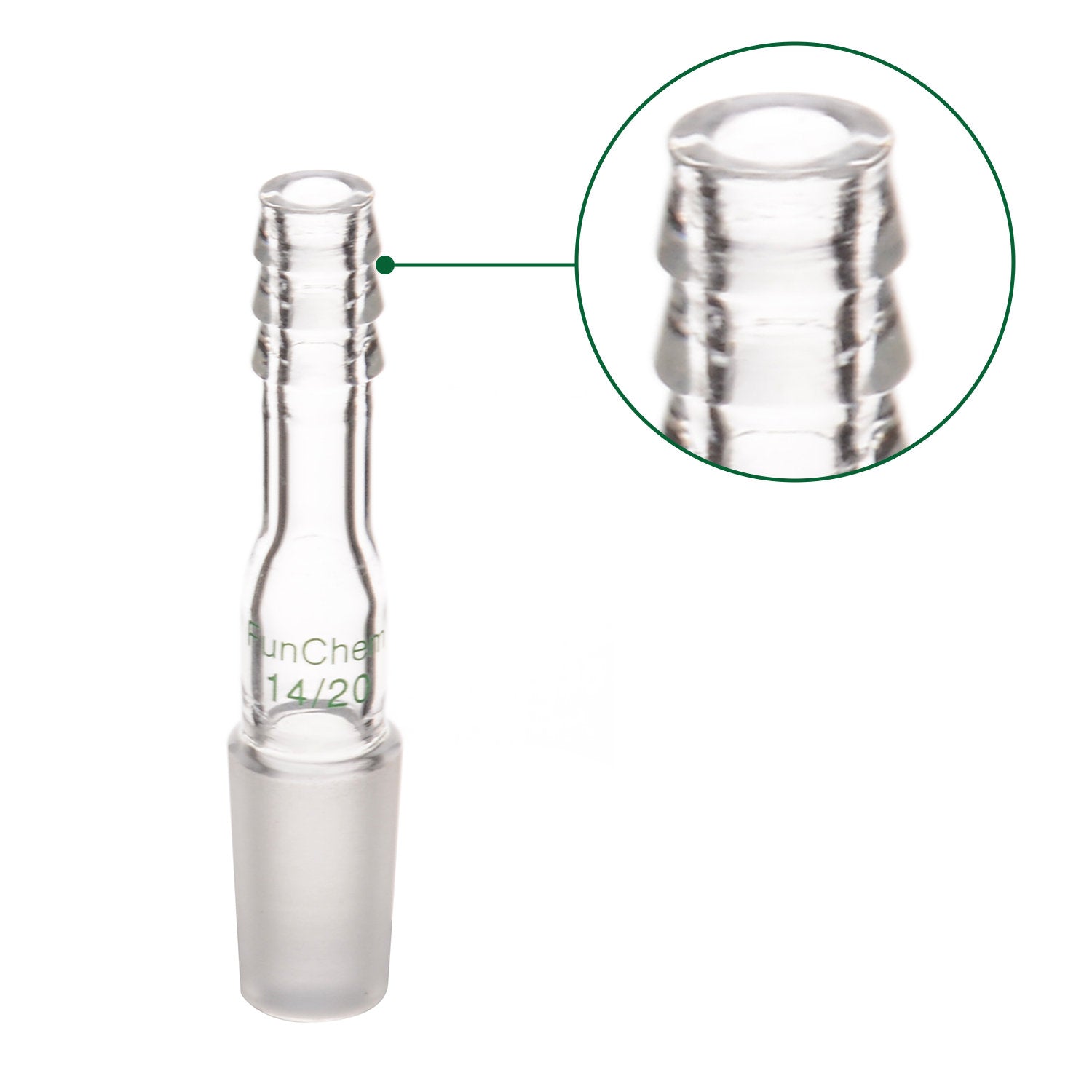 Glass Straight Inlet Distilling Adapters