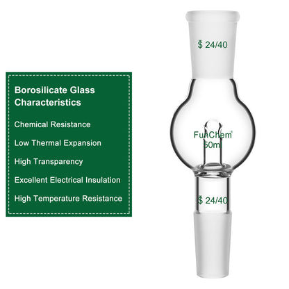  Borosilicate Glass Rotary Evaporator Bump Trap