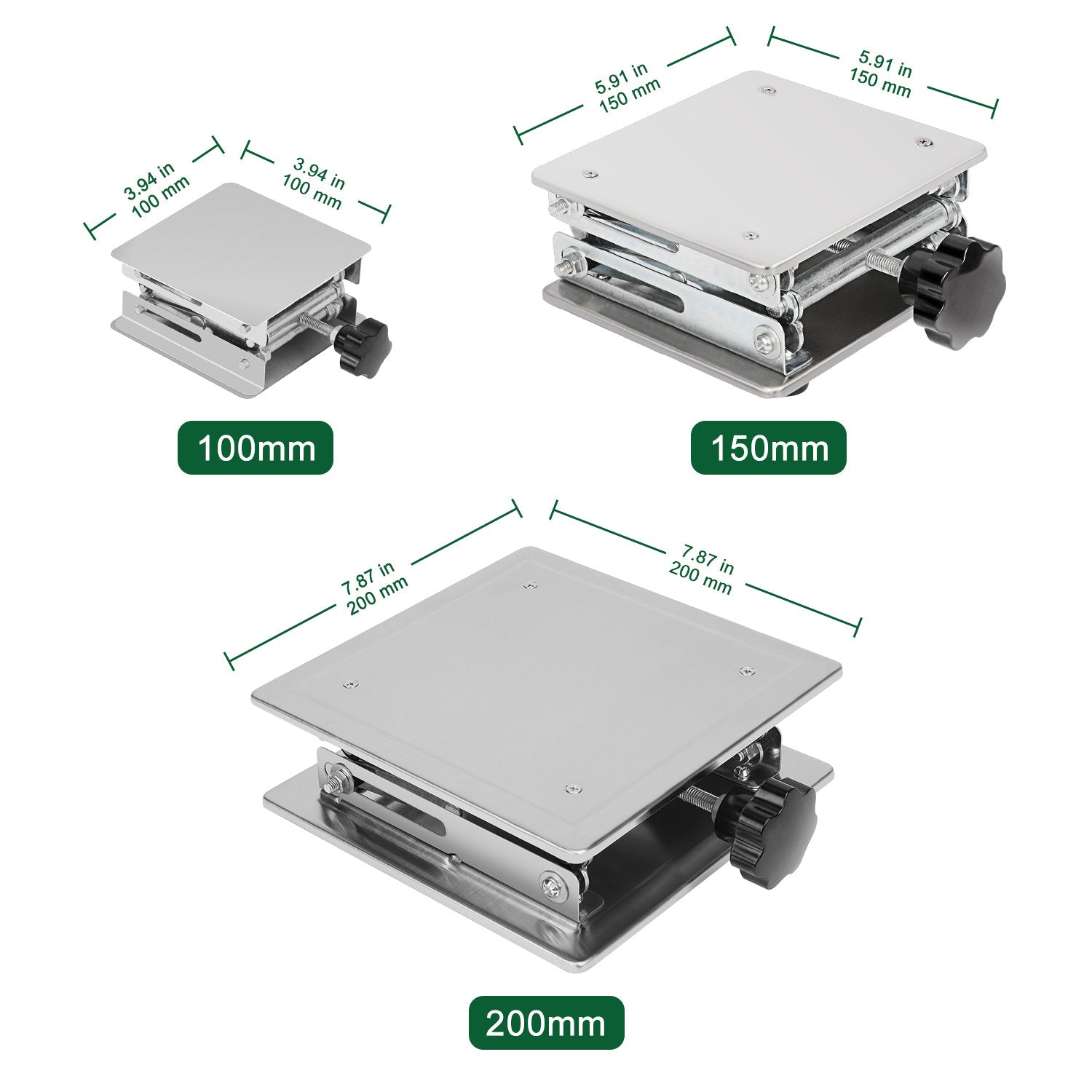 Stainless Steel Lab Scissor Jack