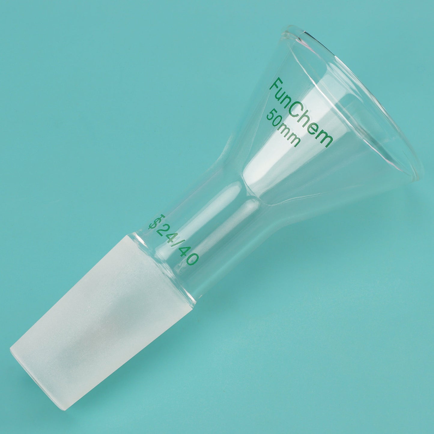 Glass Short Stem Powder Filter Funnel with 24/40 Inner Joint