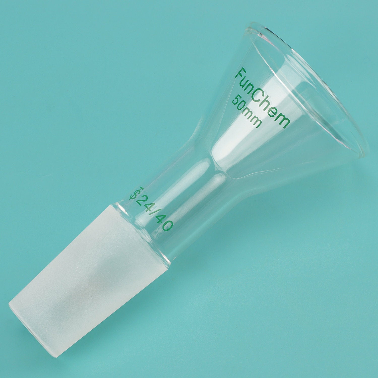 Glass Short Stem Powder Filter Funnel with 24/40 Inner Joint