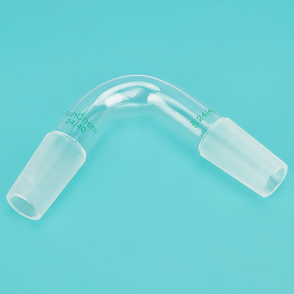 Bent Glass Distilling Adapter, 75 Degree