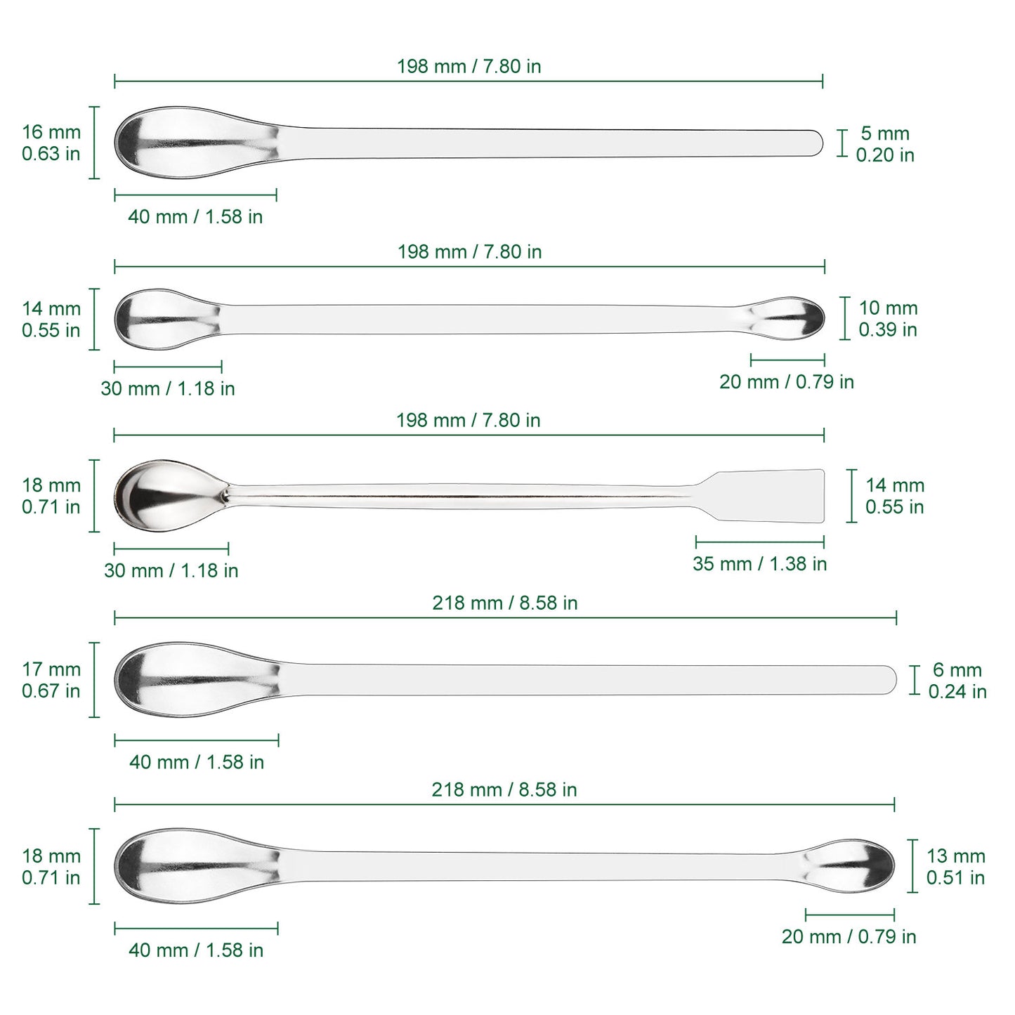 Micro Spoons Set
