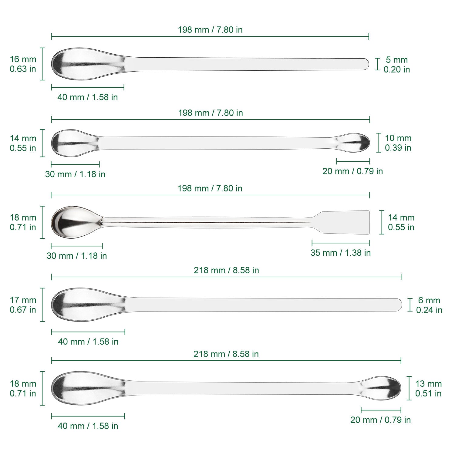 Micro Spoons Set