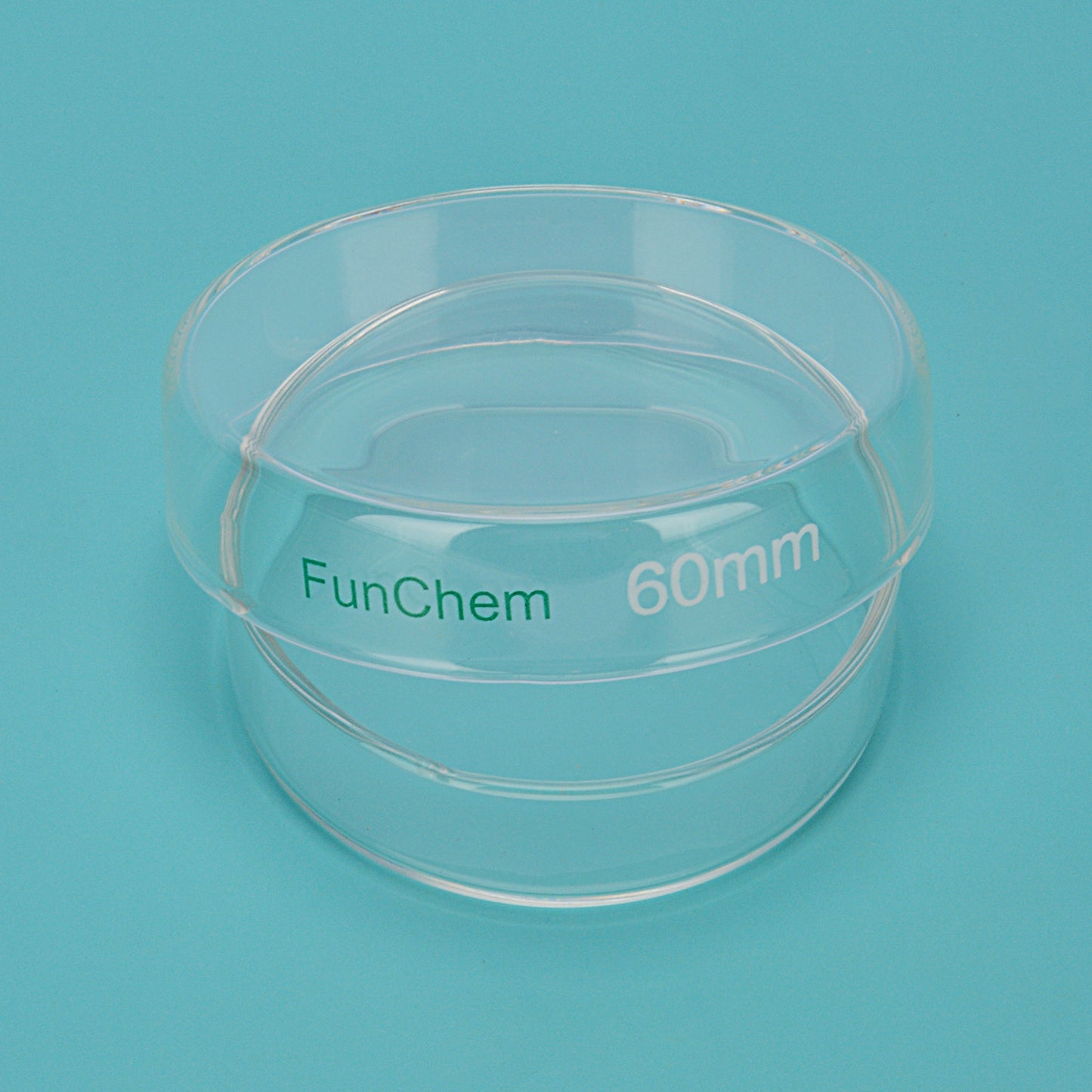 Glass Petri Dishes  with Clear Lid