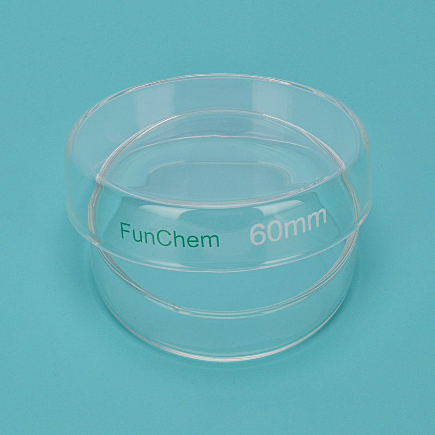 Glass Petri Dishes  with Clear Lid