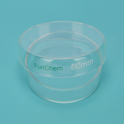 Glass Petri Dishes  with Clear Lid