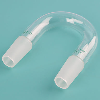 Glass U-Shape Gas Connection  Adapter