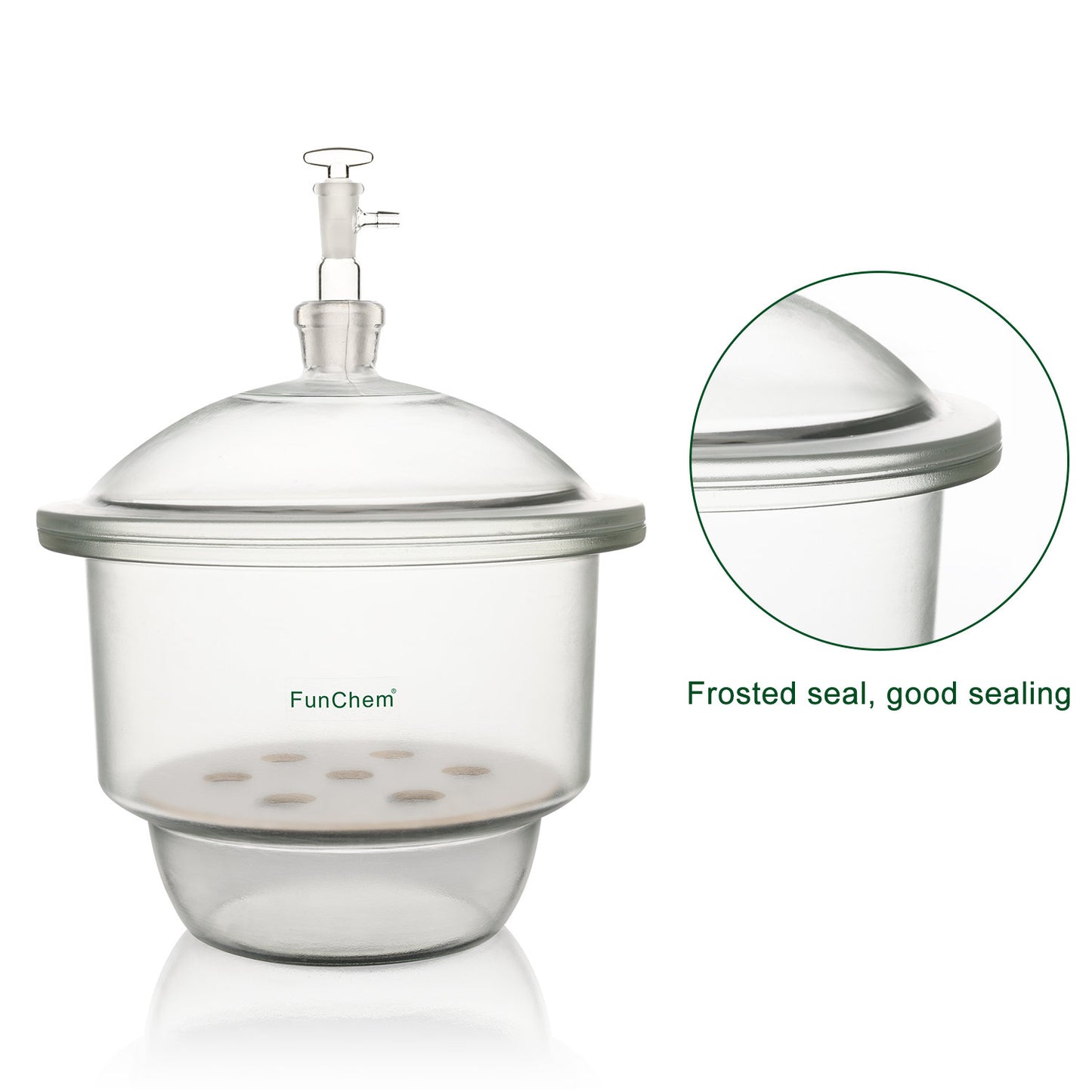 Glass Lab Vacuum Desiccator