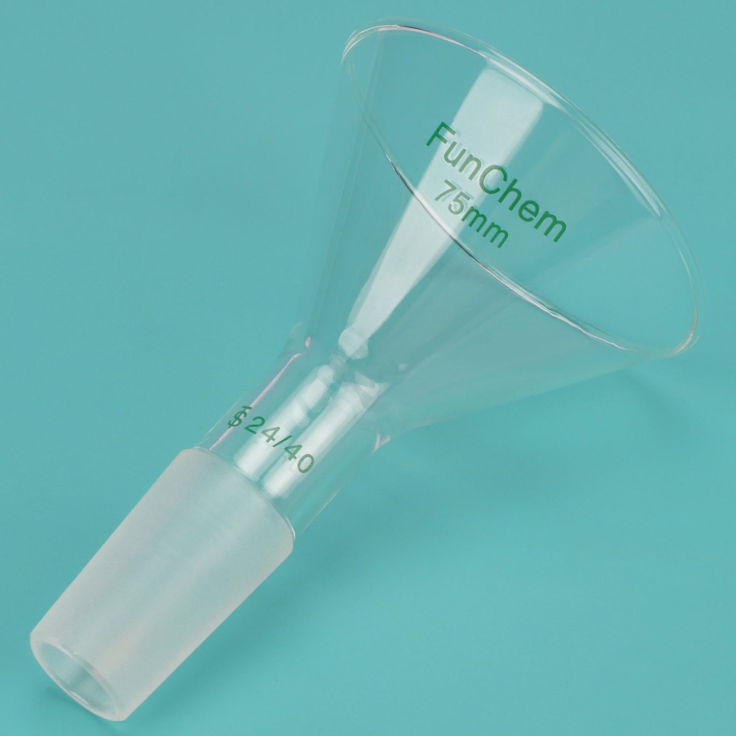 Glass Short Stem Powder Filter Funnel with 24/40 Inner Joint