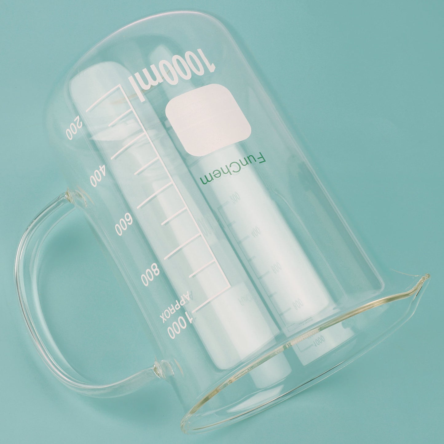 Glass Beaker with Handle and Spout