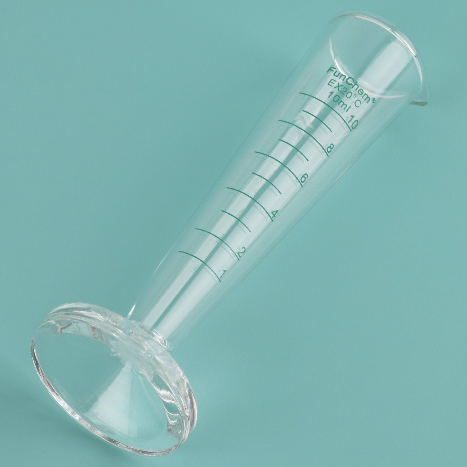 Conical Graduated Cylinder with Wide Mouth, 10-50 ml