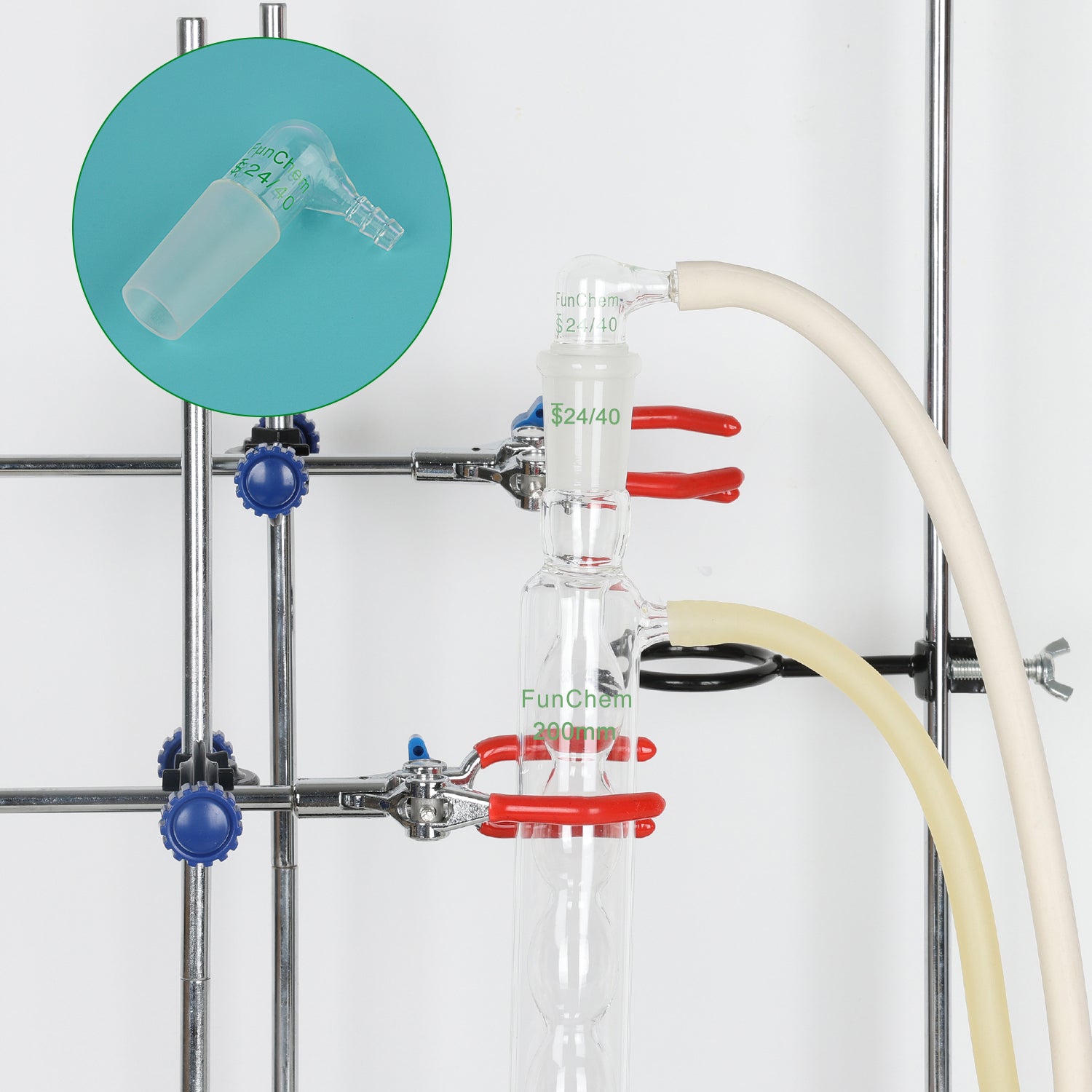 Vacuum/Gas Inlet Adapter with Hose