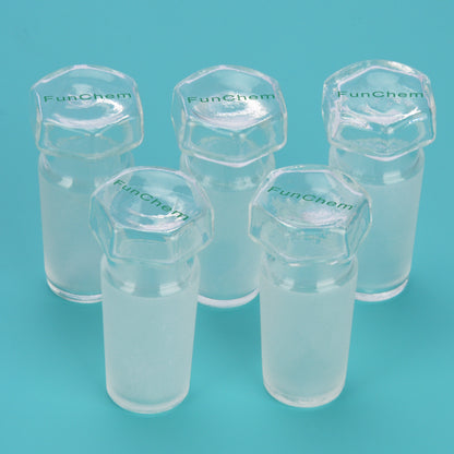 Hex Head Hollow Glass Stopper