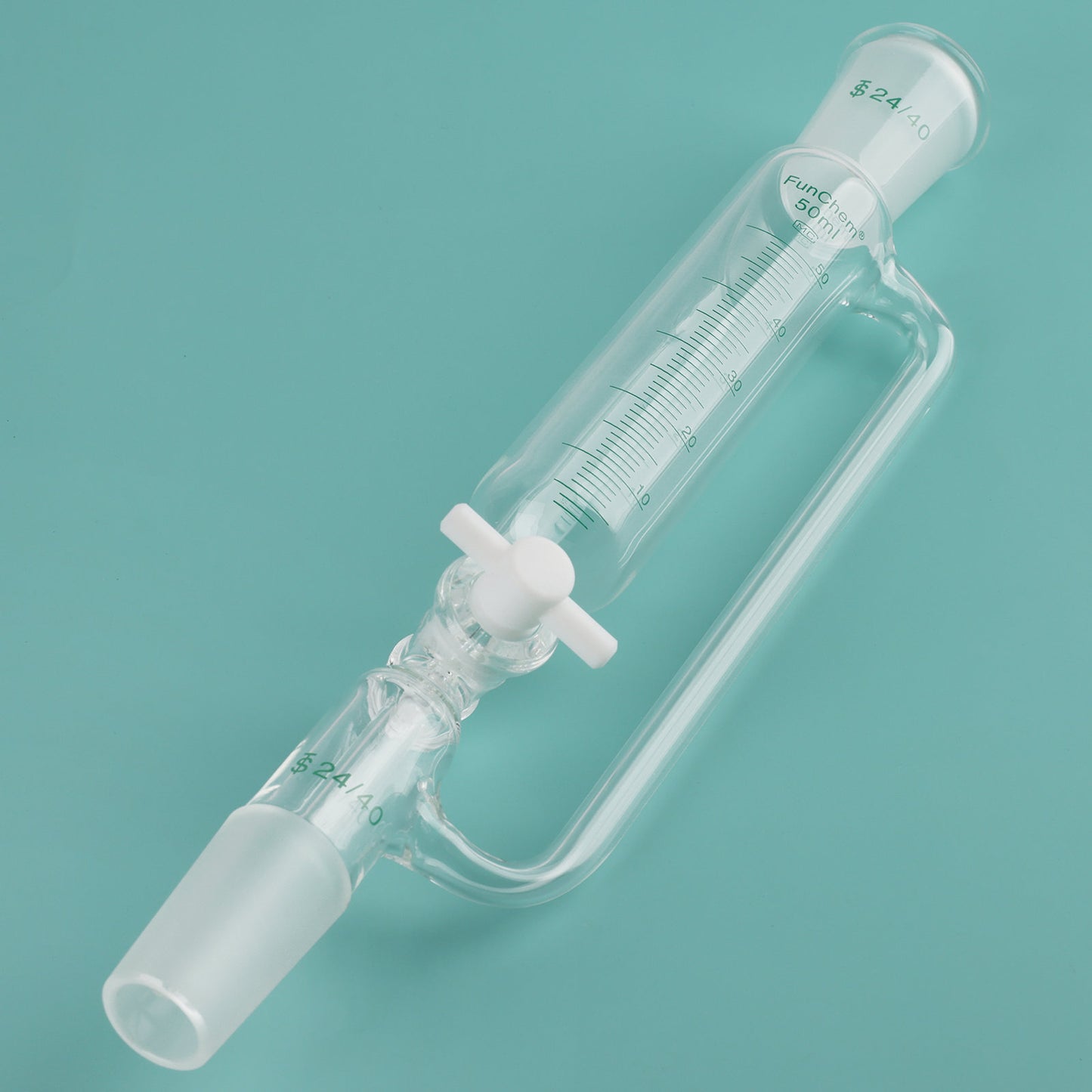 Pressure Equalizing Dropping Funnel, 24/40 Standard Joints, 50-250 ml