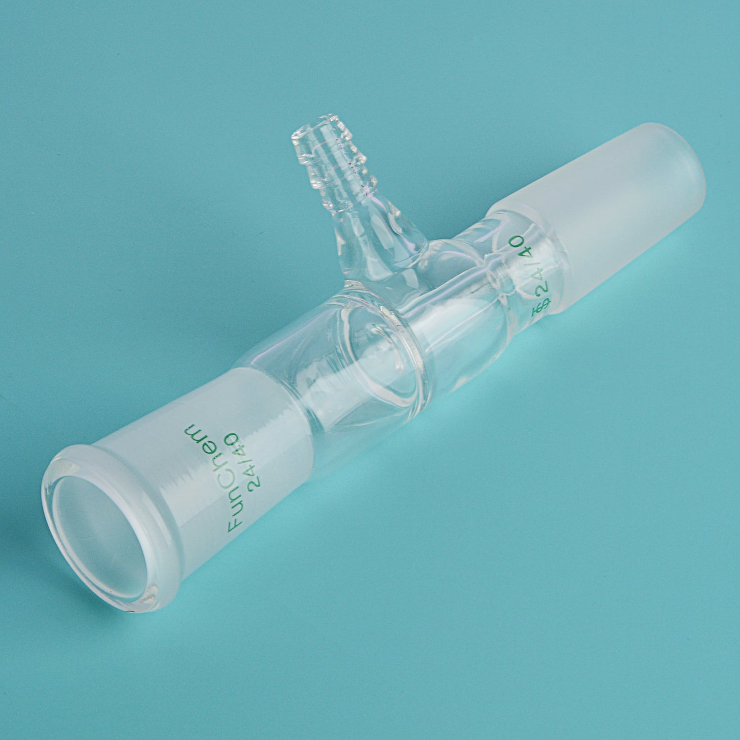 Glass Straight Vacuum Take Off Adapter