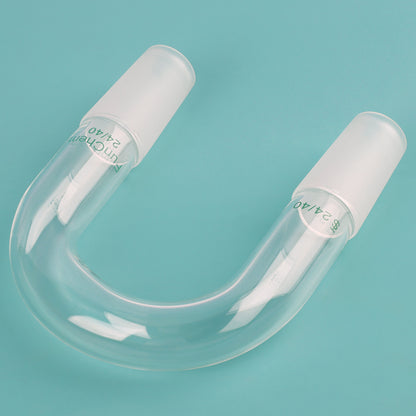 Glass U-Shape Gas Connection  Adapter