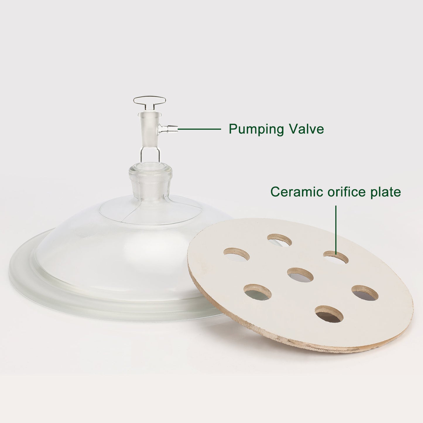 Glass Lab Vacuum Desiccator