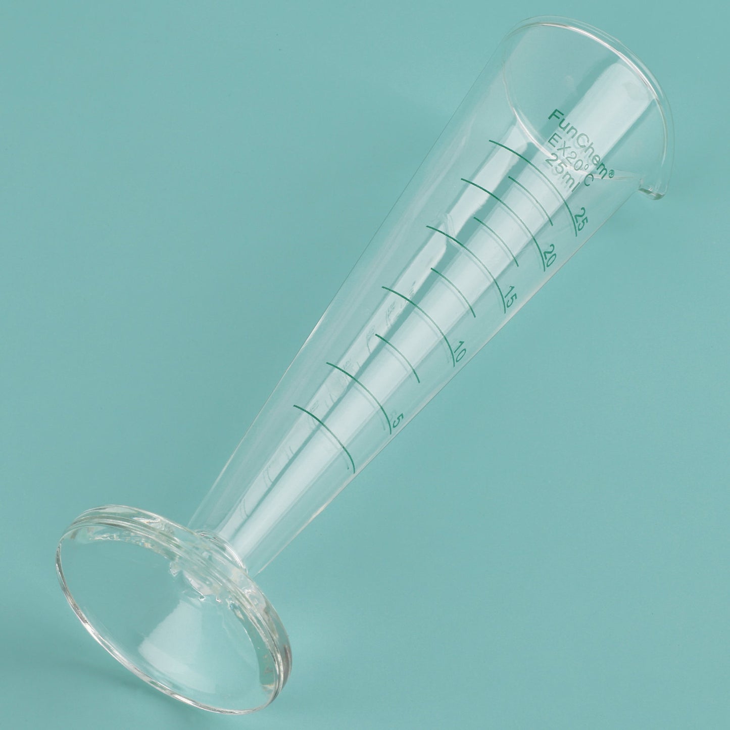 Conical Graduated Cylinder with Wide Mouth, 10-50 ml