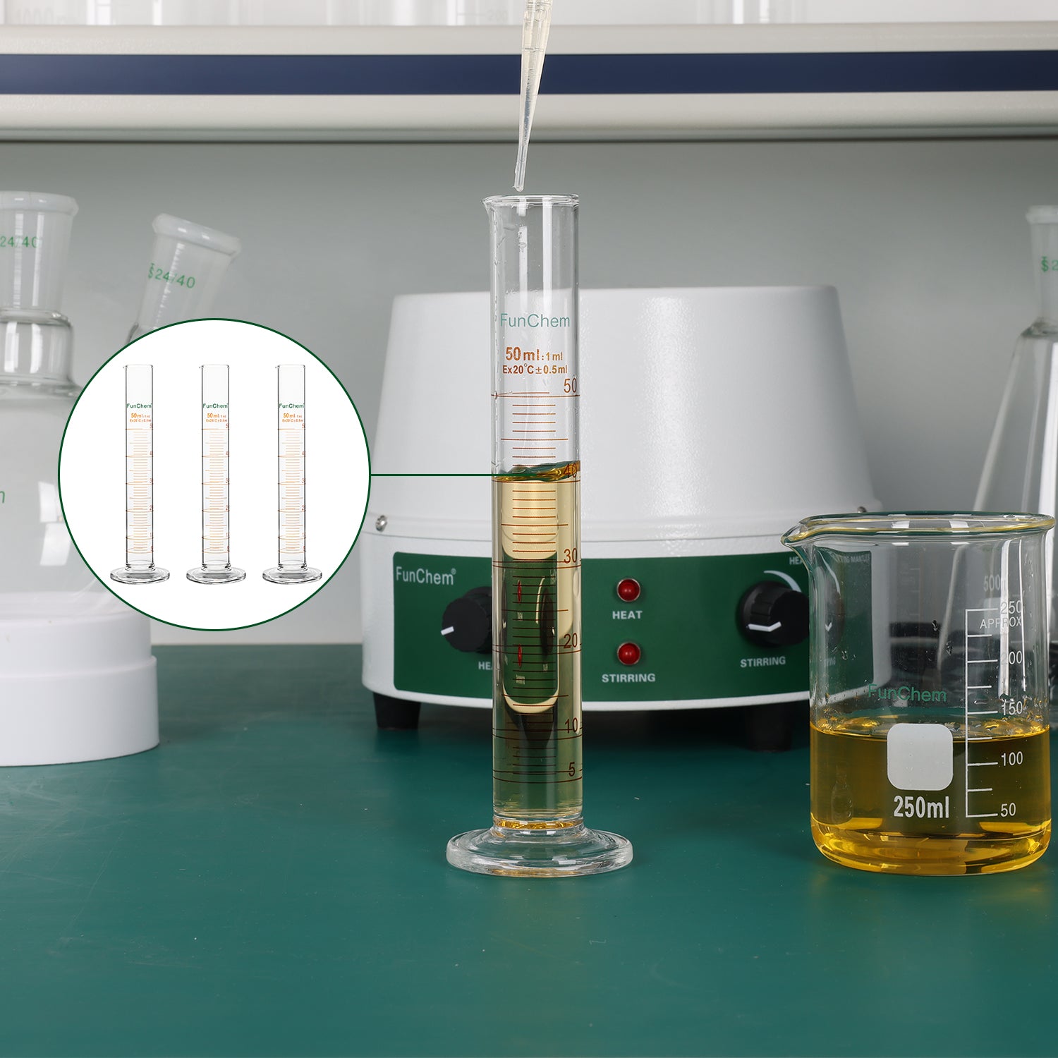 Glass Graduated Cylinder