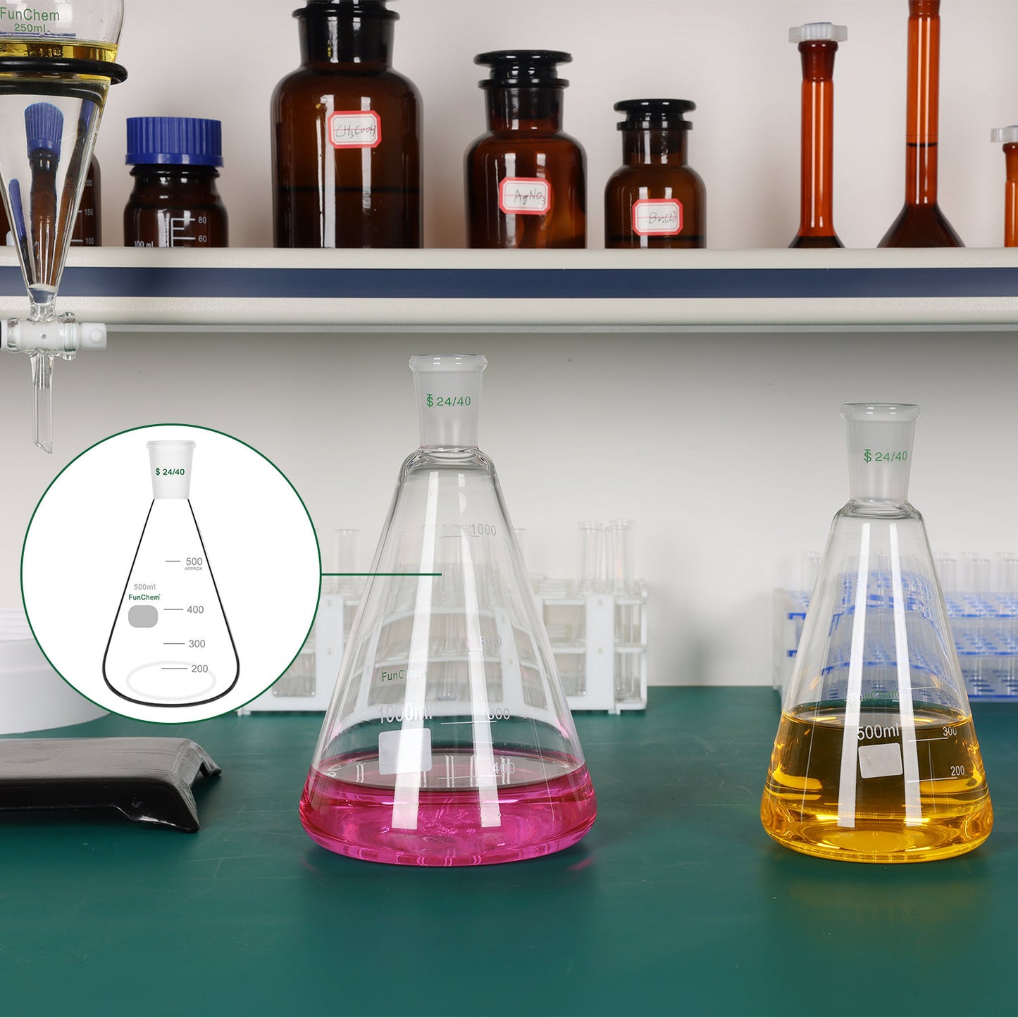 Glass Erlenmeyer Flask