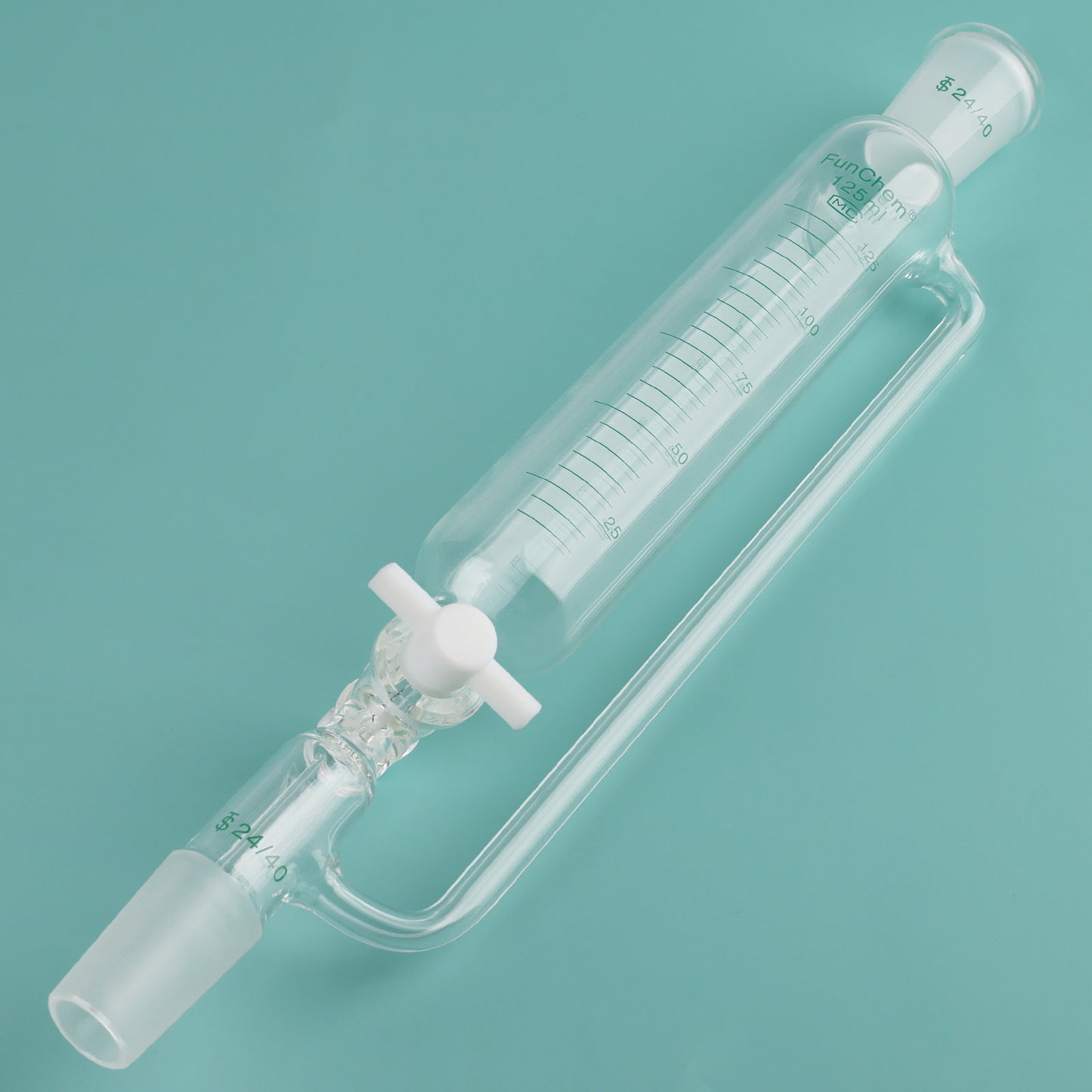 Pressure Equalizing Dropping Funnel, 24/40 Standard Joints, 50-250 ml