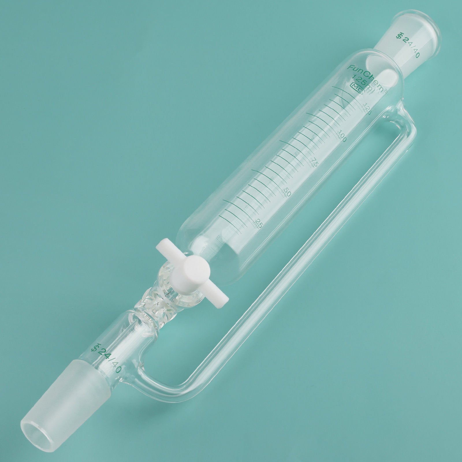 Pressure Equalizing Dropping Funnel, 24/40 Standard Joints, 50-250 ml