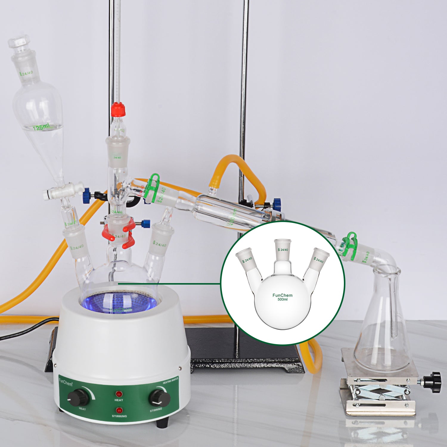 3 Neck Round Bottom Flask