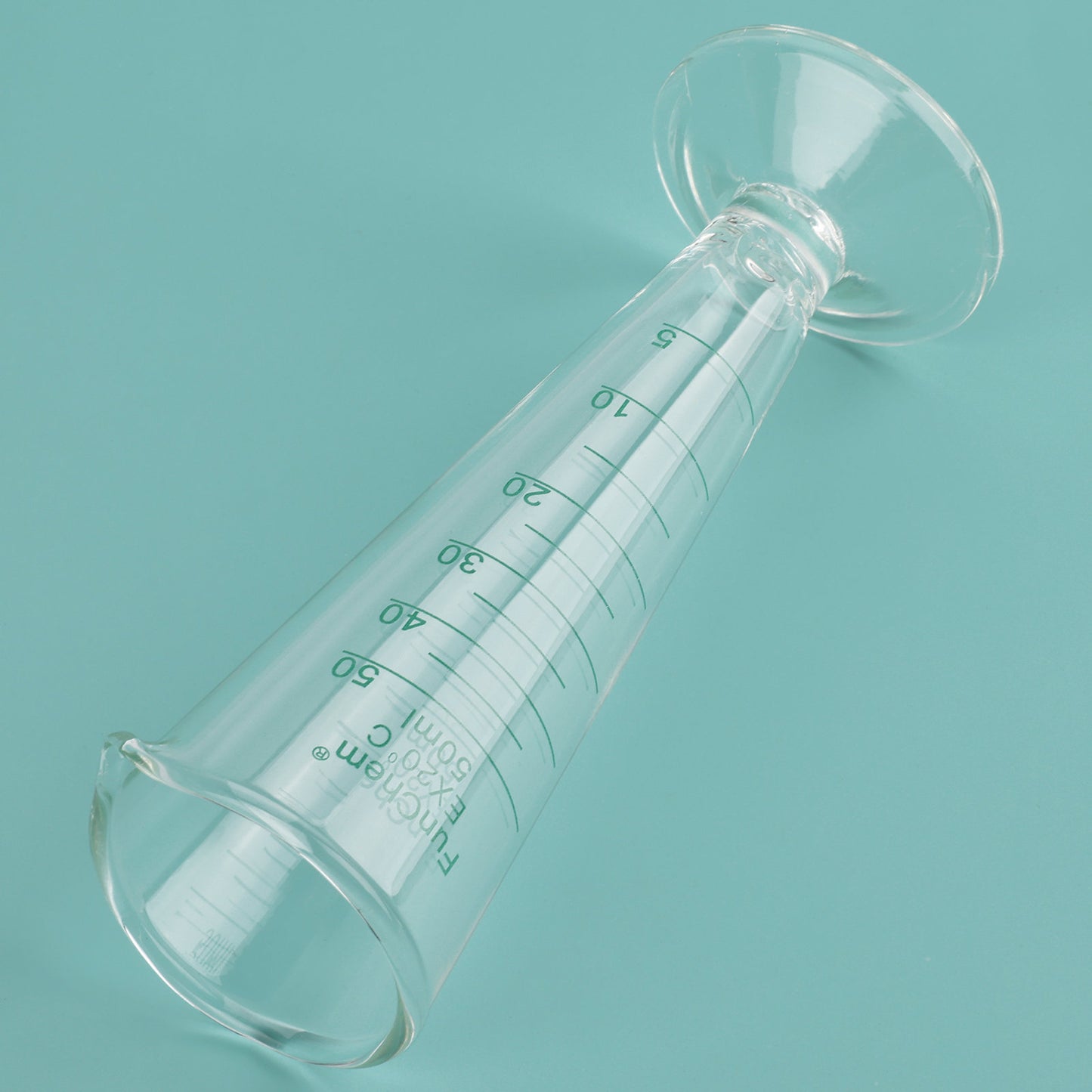 Conical Graduated Cylinder with Wide Mouth, 10-50 ml