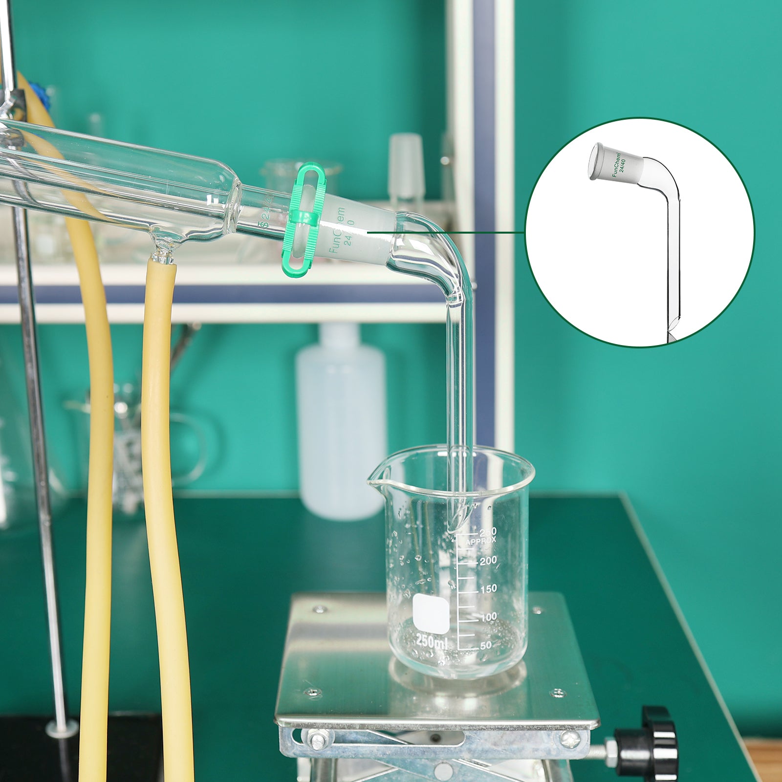 105 Degree Bent Distillation Adapter