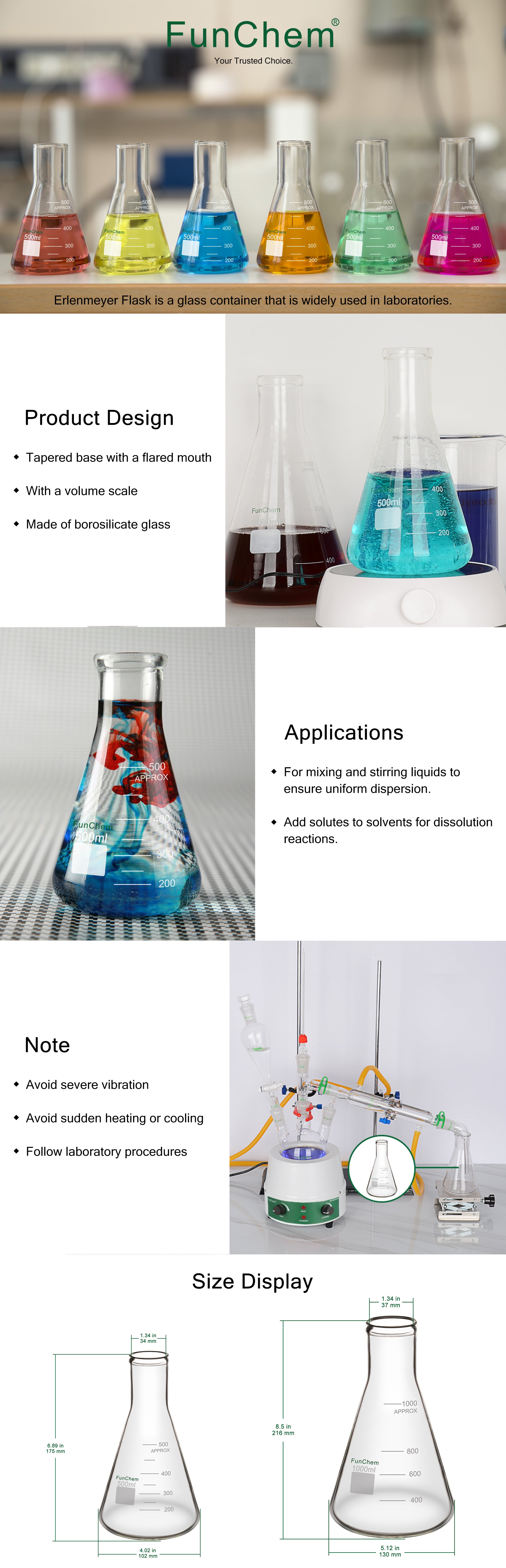 Narrow Mouth Erlenmeyer Flask