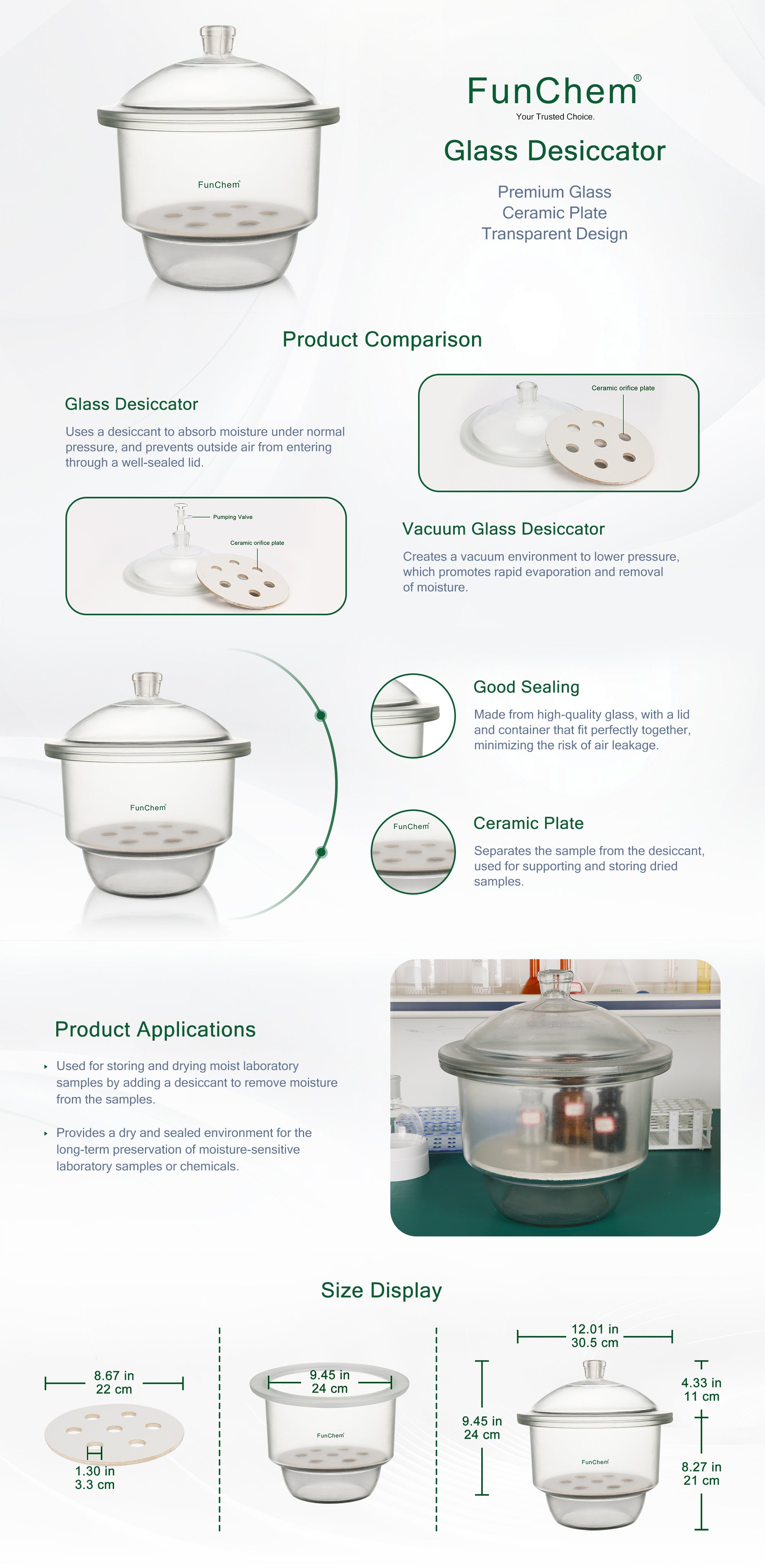 Glass Desiccator